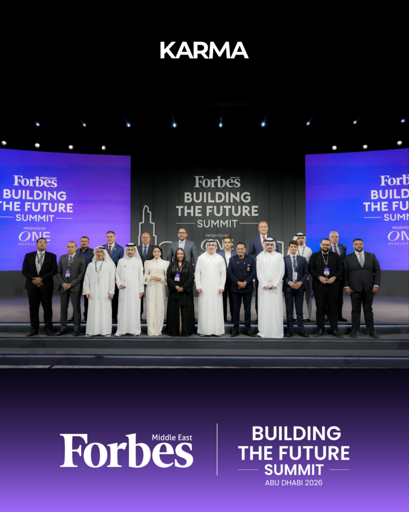 Karma developers honored #at the Forbes Middle East Building the Future Summit 2026