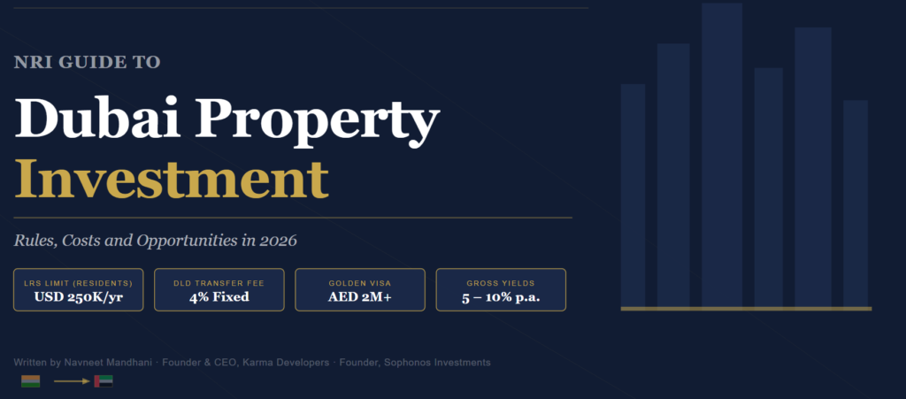 NRI Guide to Investing in Dubai Property 2026 — Rules Costs and Opportunities by Navneet Mandhani Founder of Karma Developers